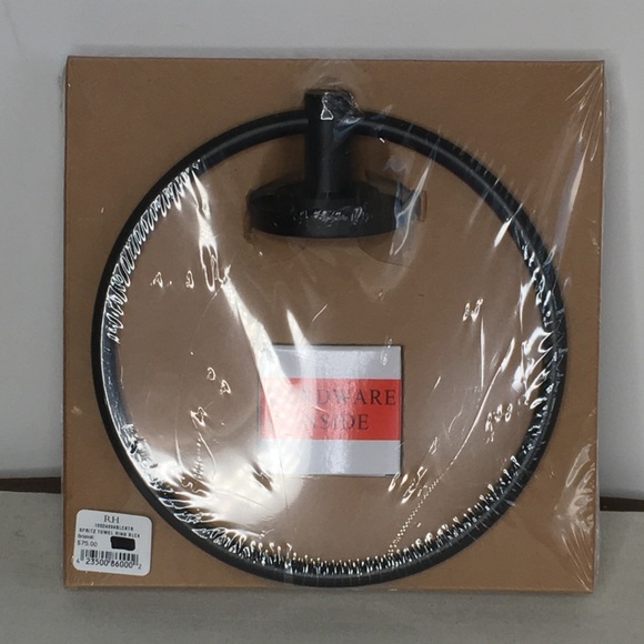 Restoration Hardware Spritz Towel Ring | Finish: Bronze/Matte Black - Picture 4 of 5
